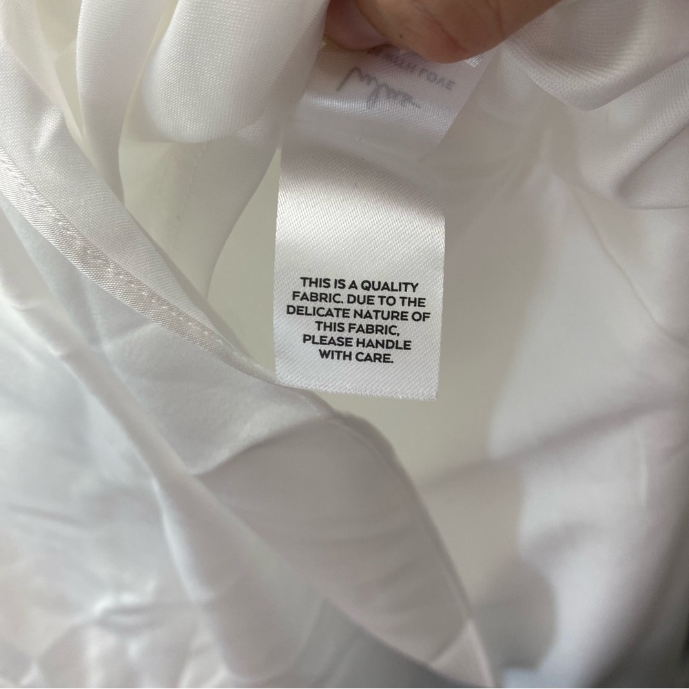 Lulus Eternal Bond White Satin Ruffled Flutter Sleeve Maxi Dress *NWT!* sz XS - Picture 11 of 14
